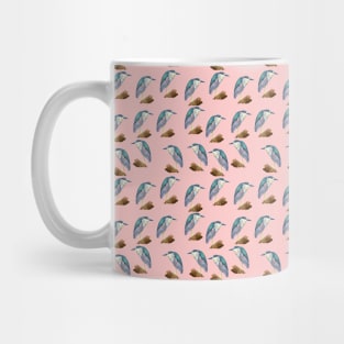 Black-crowned night heron tropical bird pattern Mug